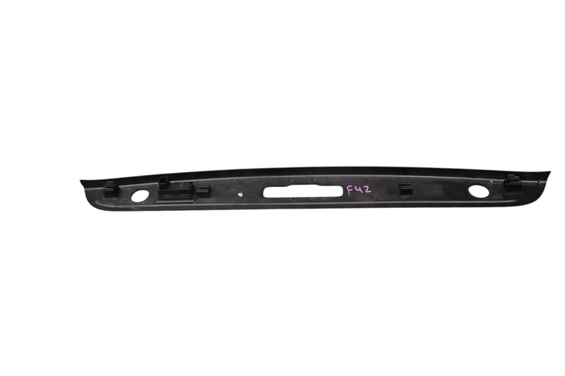 Load image into Gallery viewer, 06-12 Bentley Continental Flying Spur Rear Trunk Lid Upper Trim Panel Black OEM
