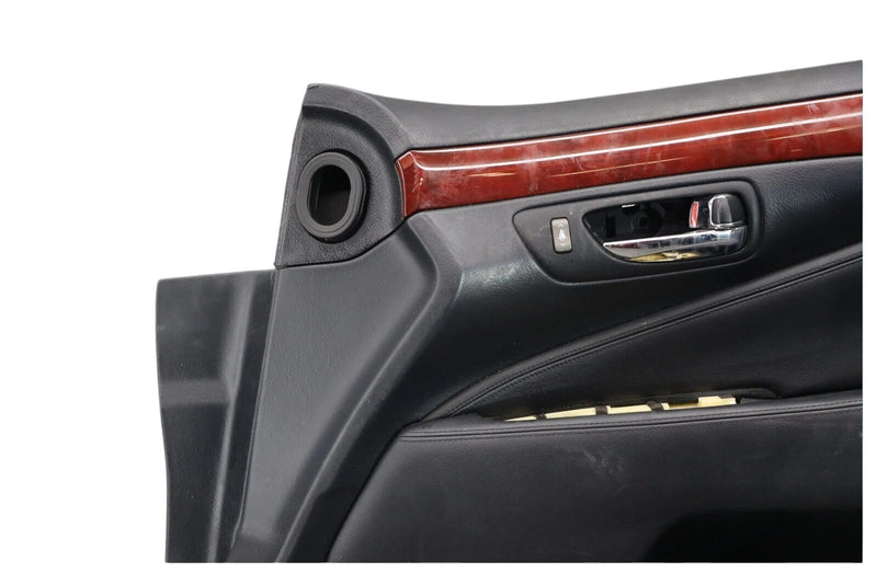 Load image into Gallery viewer, 07-09 Lexus LS460 Front Right Side Interior Door Panel Cover Assembly Black Oem
