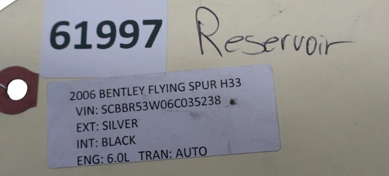 Load image into Gallery viewer, 03-12 Bentley Continental Flying Spur Windshield Washer Fluid Tank Bottle Oem
