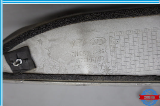 15-17 Hyundai Genesis Rear Trunk Lid Handle Molding Trim Cover Panel Oem