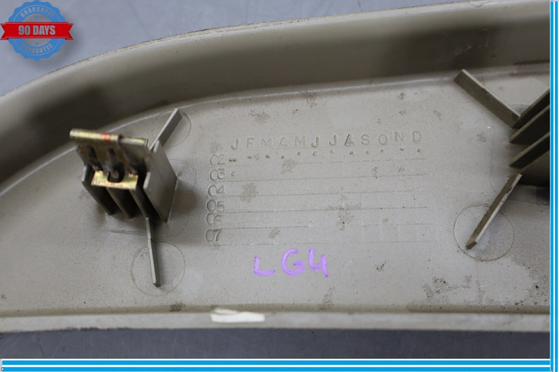 Load image into Gallery viewer, 03-05 HUMMER H2 Rear Left Side Upper Door Window Trim Cover Panel Oem
