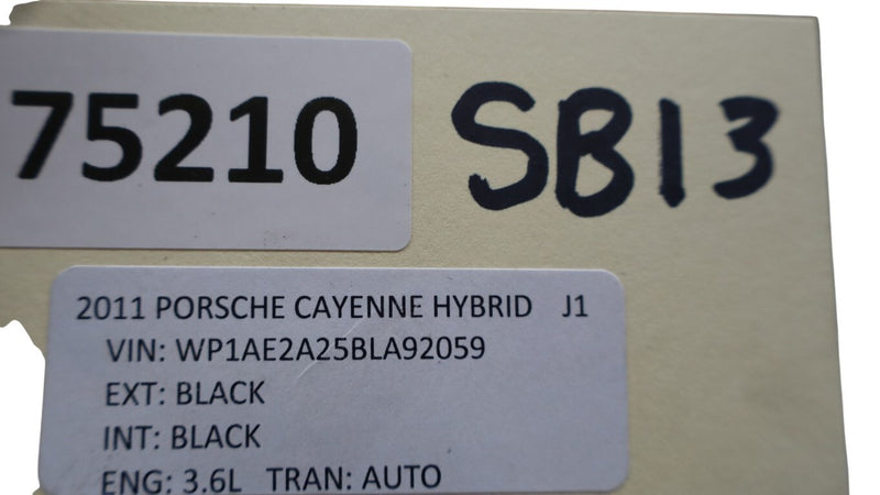 Load image into Gallery viewer, 11-18 Porsche Cayenne 958 Front Left or Right Side Seat Back Cover Panel Oem
