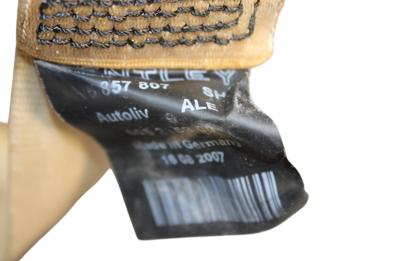 Load image into Gallery viewer, 06-12 Bentley Continental Rear Center Middle Seat Belt Retractor 3W5857807 Oem
