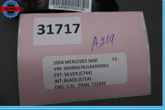 03-06 Mercedes S600 S55 AMG W220 Steering Wheel Multifunction Control Switch Oem