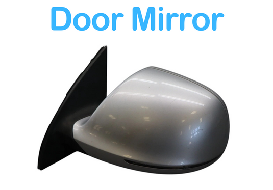 07-09 Audi Q7 4L Front Left Driver Side Exterior Power Door Mirror Oem