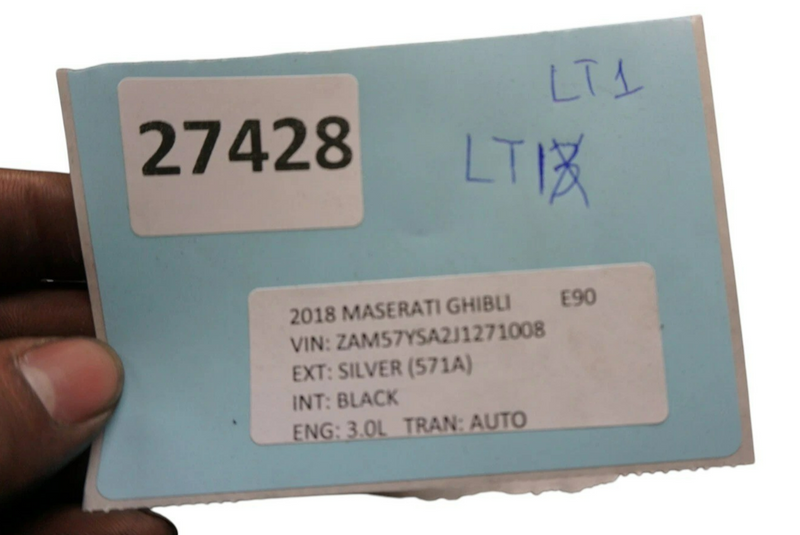 Load image into Gallery viewer, 14-20 Maserati Ghibli Front Windshield Wiper Cowl Vent Grille Panel Black Oem
