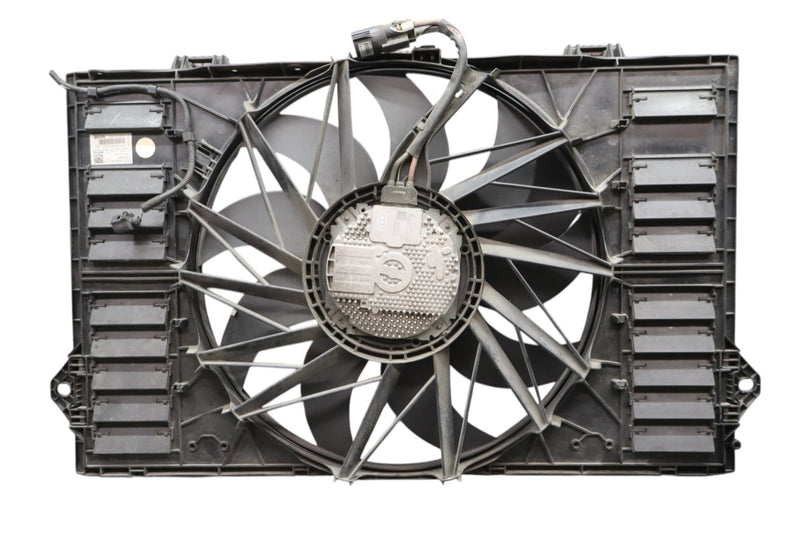 Load image into Gallery viewer, 10-16 Porsche Panamera 970 Engine Cooling Radiator Fan Motor Assembly Oem
