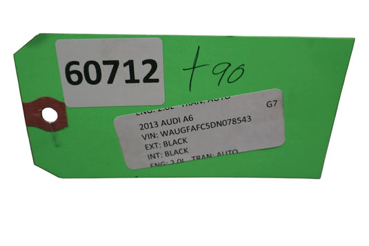 12-18 Audi A6 Rear Right Passenger Side Seat Bolster Cushion 4G0885704 Oem