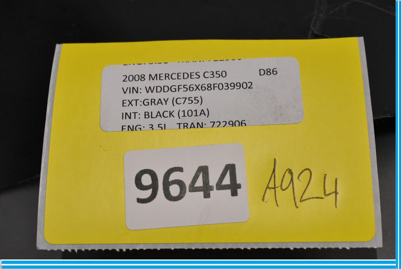 Load image into Gallery viewer, 08-11 Mercedes W204 C300 C350 Front Right Side Kick Panel Trim Cover Oem
