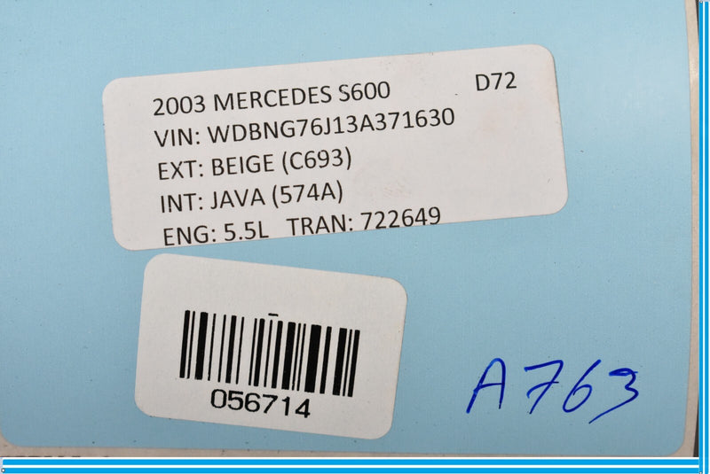Load image into Gallery viewer, 2003 Mercedes S600 Keyless Engine Start Stop Ignition Button Switch Oem
