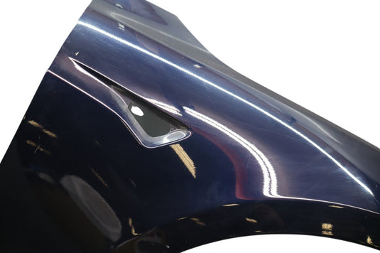 12-20 Tesla Model S Front Right Passenger Side Fender Shell Panel Blue Oem