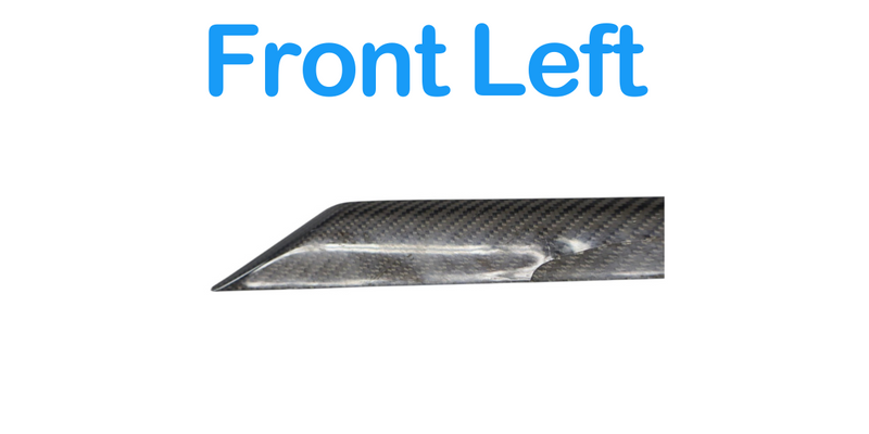 Load image into Gallery viewer, 14-22 Maserati Quattroporte Front Left Door Side Panel Trim Panel Carbon Oem
