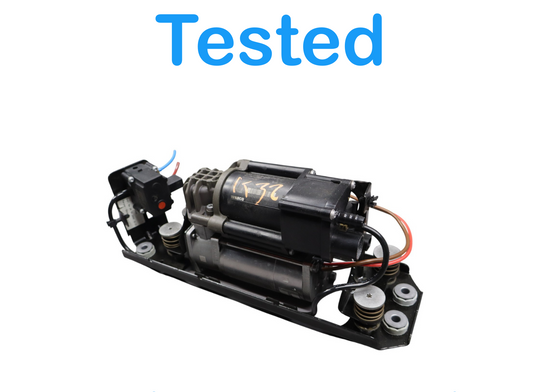 09-17 BMW 528i 535i GT Air Ride Suspension Air Compressor Pump Assembly Oem
