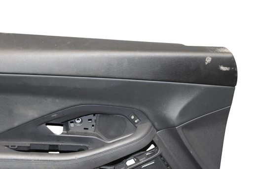 17-20 Jaguar F-Pace Front Left Driver Interior Door Trim Panel W/ Speaker Oem