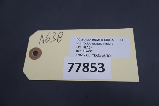 17-22 Alfa Romeo Giulia Front Left Driver Dash End Panel Cap Trim Cover Oem