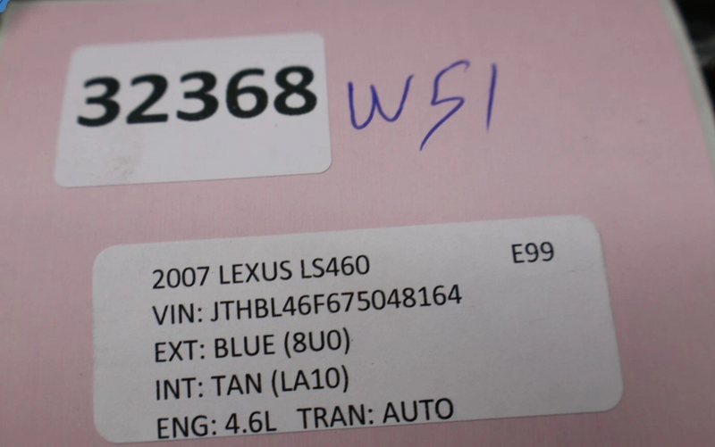 Load image into Gallery viewer, 07-17 Lexus LS460 Front Left Driver Side Door Window Regulator W/Motor Oem
