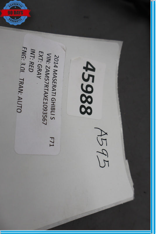 14-17 Maserati Ghibli Rear Right Side Door Lock Latch Actuator Mechanism Oem