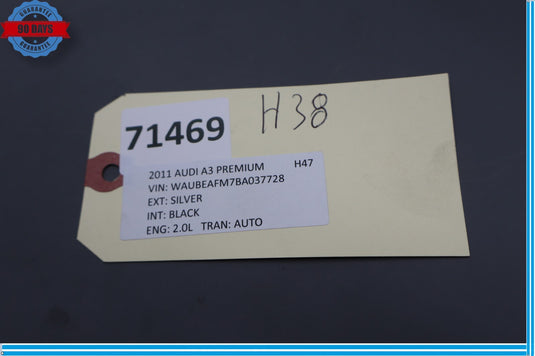 08-13 Audi A3 A3 Quattro Front Left Driver Side Seat Headrest Head Rest Oem