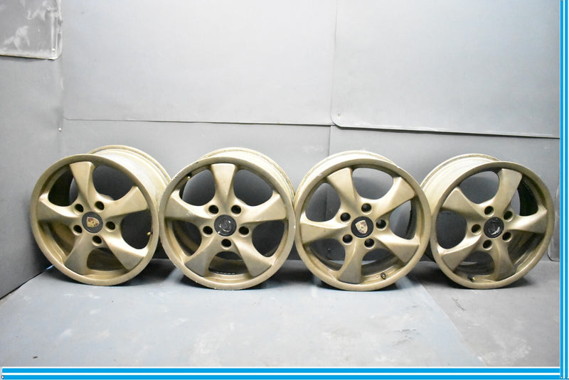 Load image into Gallery viewer, 97-04 Porsche Boxster 986 17" Allow Wheel Rim Set 98636212401 Oem
