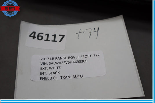 14-17 Land Rover Range Rover Sport Rear Right Quarter Trim Cover Panel Oem