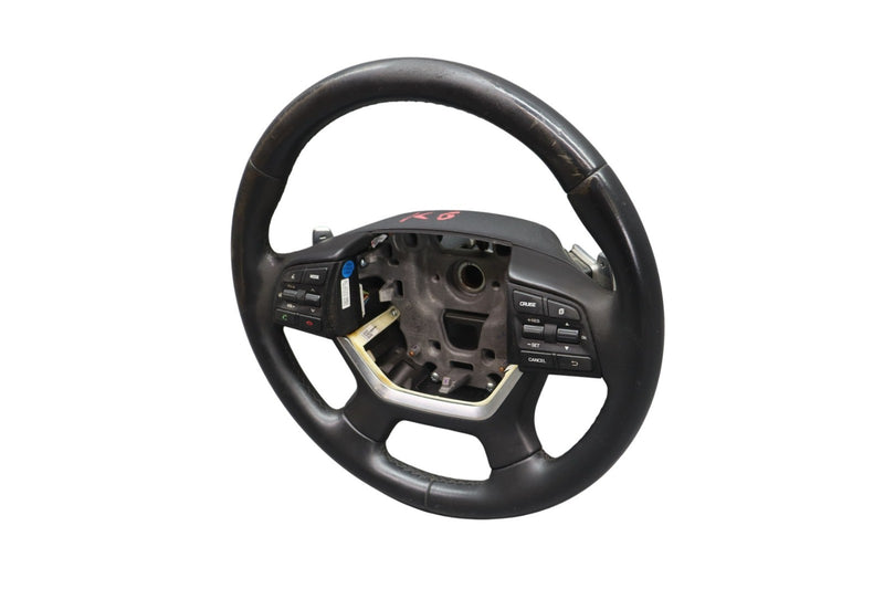Load image into Gallery viewer, 15-20 Hyundai Genesis Front Left Driver Side Steering Wheel Black W/ Paddle Oem
