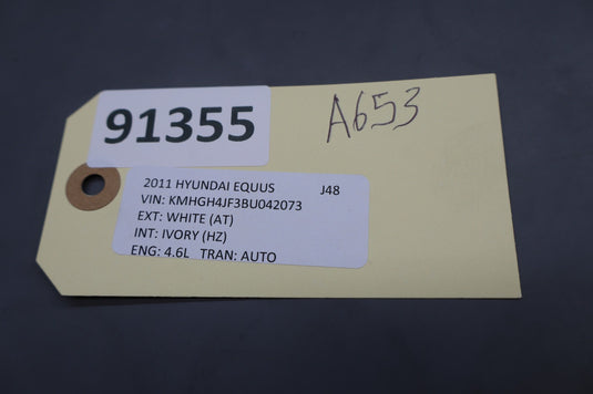 09-14 Hyundai Equus Genesis Rear Trunk Lid Lock Cylinder Switch 81250-3MA00 Oem