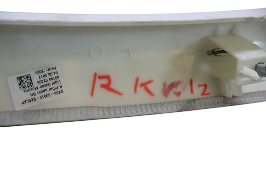 16-21 Jaguar X260 XF Right Passenger Side Upper A Pillar Trim GX6303512BE Oem