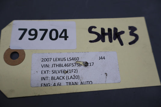 2007 - 2012 LEXUS LS460 RWD FRONT LEFT SHOCK ABSORBER STRUT & COIL SPRING OEM