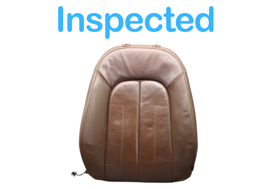 12-18 Audi A6 Front Left Driver Side Seat Upper Top Cushion Brown 5N0881880G OEM