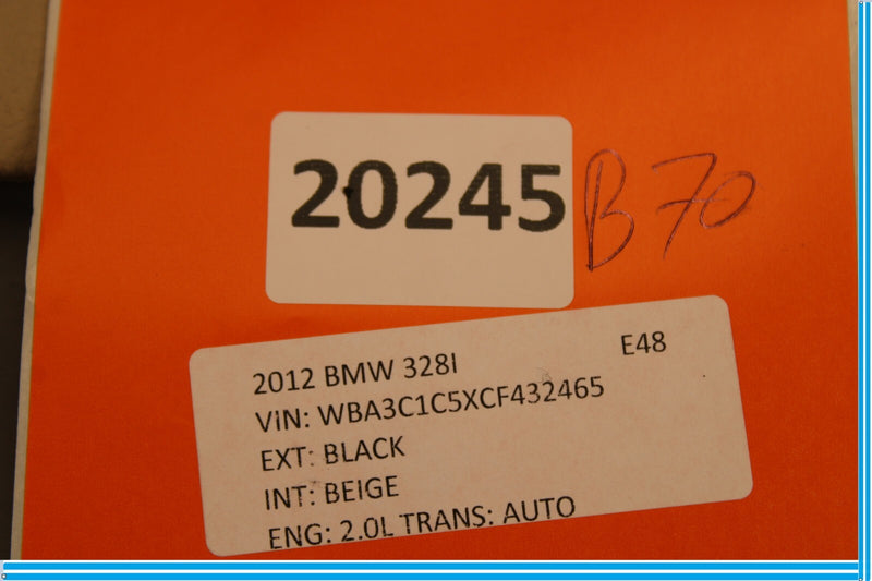 Load image into Gallery viewer, 12-18 BMW 320i 328i F30 Right Passenger Side Upper Sun Visor W/ Mirror Oem
