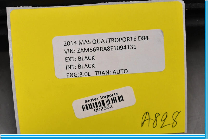 Load image into Gallery viewer, 13-16 Maserati Quattroporte Center Console Armrest Arm Rest Black B0008375 OEM
