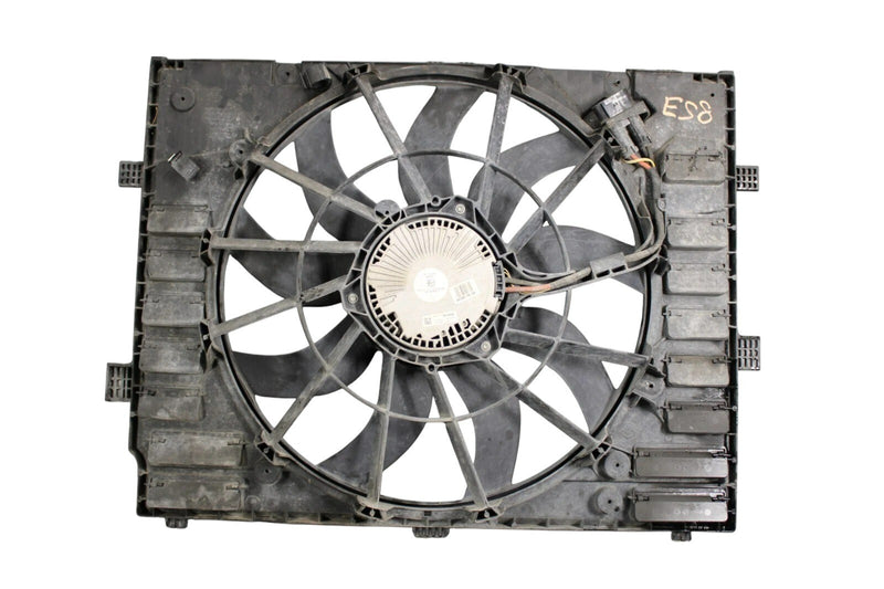 Load image into Gallery viewer, 11-18 Porsche Cayenne Hybrid Engine Cooling Fan Motor Assembly Shroud Oem
