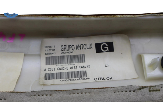 10-19 Jaguar XJ XJL Front Left Side A Pillar Trim Cover Panel AW93F03513BE Oem