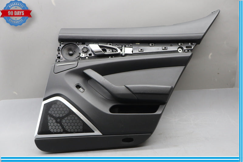 Load image into Gallery viewer, 10-16 Porsche Panamera Rear Right Side Interior Door Panel Cover Black Oem
