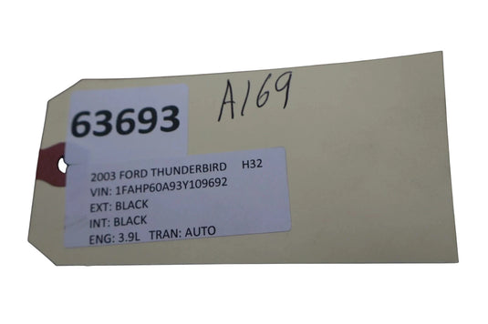 02-05 Ford Thunderbird Front Left Driver Power Seat Switch Regulator Control Oem