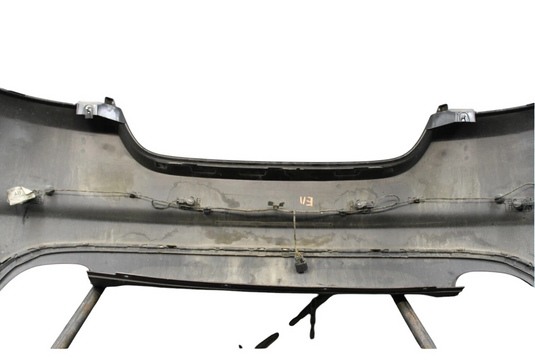 09-11 Jaguar XF Rear Bumper Cover Assembly W/ Parking Assistant Black OEM