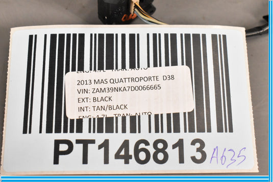 09-13 Maserati Quattroporte M139 Emergency Flasher Hazard Control Switch Oem