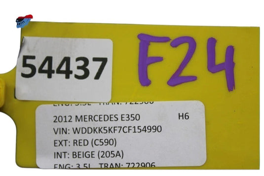 10-13 Mercedes W207 E350 Front Right Inner Fender Liner Splash Guard Black OEM