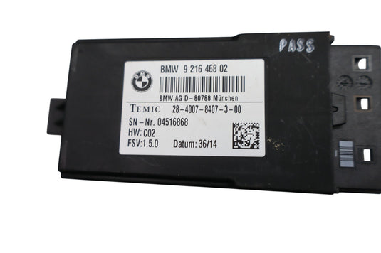 14-17 BMW i3 I01 Right Passenger Side Seat Controller Module Unit 921646802 Oem