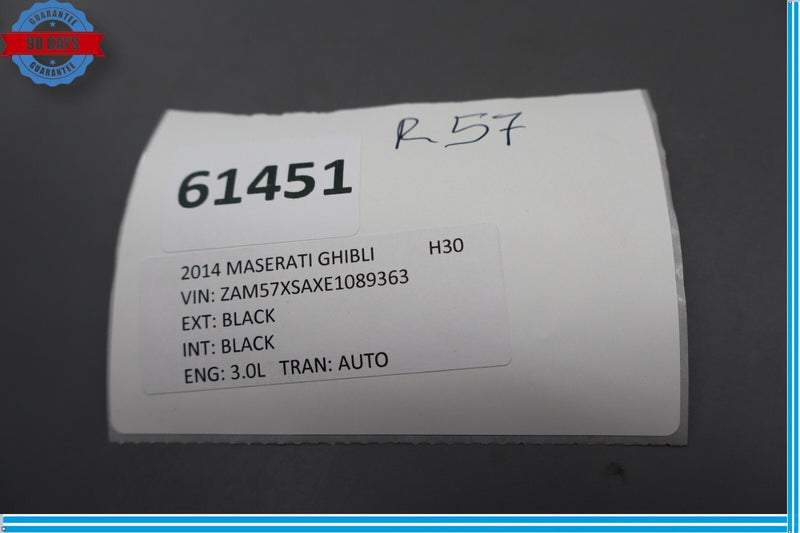 Load image into Gallery viewer, 2014 Maserati Quattroporte Ghibli M156 Rear Overhead Dome Light 670065671 Oem
