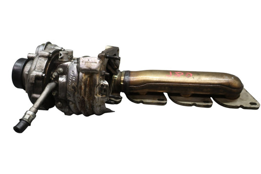 11-20 Mercedes GL550 M278 Right Side Turbocharger Turbo Charger Manifold Oem