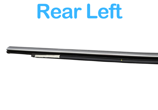 14-20 Maserati Ghibli Rear Left Driver Side Door Window Belt Molding Trim Oem