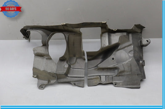 09-15 BMW 740i 740Li 528i Front Left Steering Rack Gear Splash Shield Cover Oem