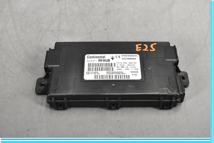 14-17 Maserati Ghibli Theft Passive Entry Control Module Unit 68185802AC Oem