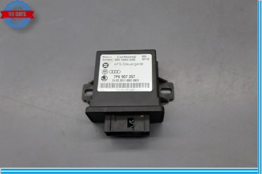 11-14 Volkswagen Touareg AFS Headlight Range Control Module Unit 7P6907357 Oem