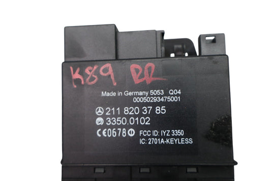 03-11 Mercedes W219 CLS500 Rear Right Door Keyless Go Control Module Unit Oem
