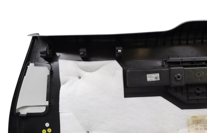 Load image into Gallery viewer, 11-17 Volkswagen Touareg Rear Liftgate Door Lower Trim Cover Panel Black Oem
