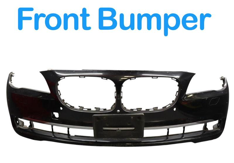 Load image into Gallery viewer, 09-12 BMW 740i 750Li F01 Front Lower Bumper Shell Cover Penal Assembly Black OEM
