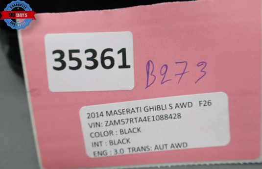 14-20 Maserati Ghibli Center Console Storage Tray Compartment 670011129 Oem