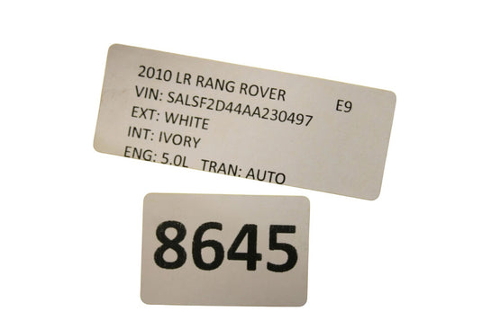 10-12 Land Rover Range Rover Front Bumper Cover With Sensors Washers Oem